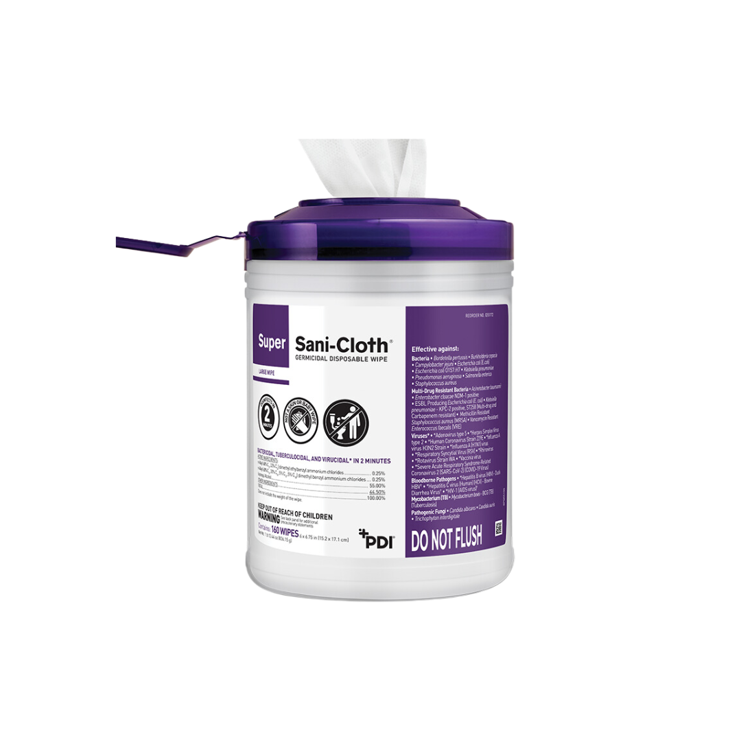 Super Sani-Cloth® Professional Surface Disinfectant Wipes